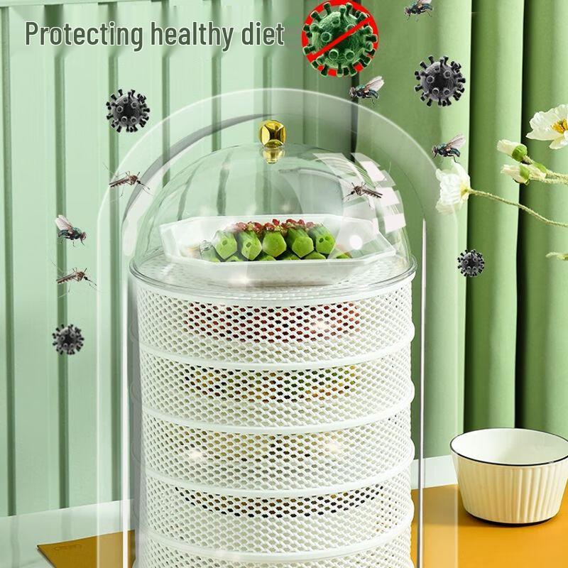 Multi-layer Breathable Food Cover and Dish Storage Rack
