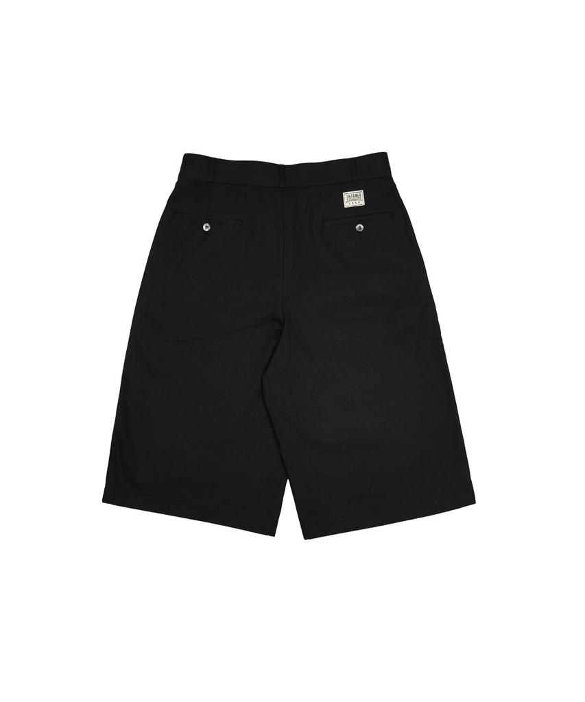 Eonteulemeoldeu Stud Bermuda Pants - Black