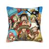 Luffy Anime Square Pillow Case Cushion Covers Awesome Polyester Decorative Throw Pillow Case Cover for Home x