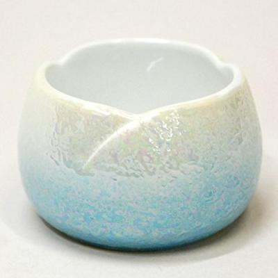 [Buddhist Altar Accessories] Yawaragi Incense Burner [Koryo] Lustre Blue, Ceramic, Made In Japan, Modern Buddhist Altar Accessories  Set of 5