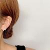 Korean Micro-Diamond Trendy Letter Stud Earrings: Elegant, High-End Accessories for Women's Unique Style.