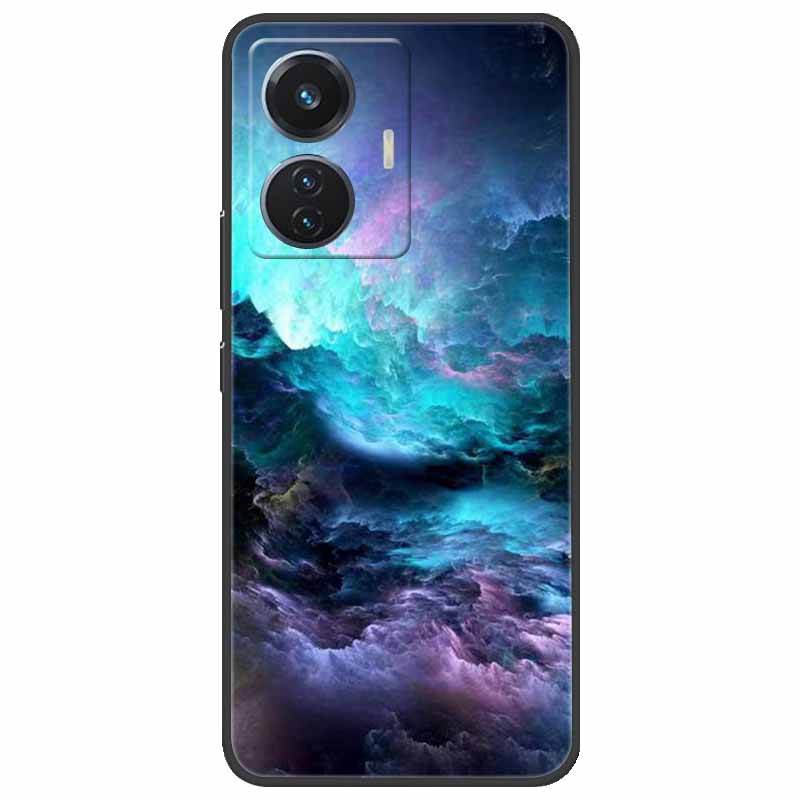 Christmas Case For Vivo T1 44W Soft Silicone Back Cover for Vivo T1 4G Snapdragon 680 Phone Case Cartoon V2153 VivoT1 4G Funda