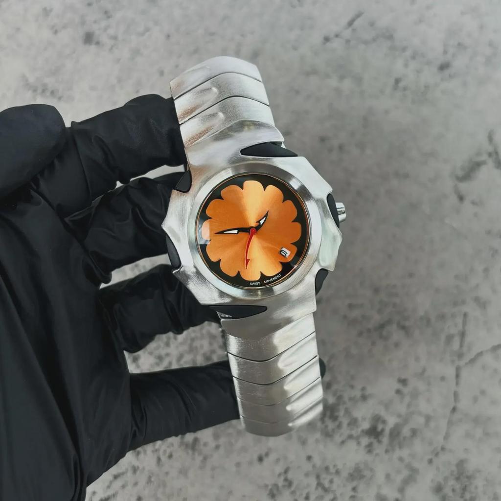 Y2K Mechanische Herrenuhr „Blade“ – Hochwertiges, einzigartiges Design, wasserdichte Eiche