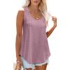 Round Neck Loose Sleeveless T-shirt Tops, Undershirts Women