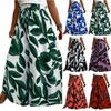 Ladies Casual And Elegant Printed Loose Trousers And Wide-leg Culottes