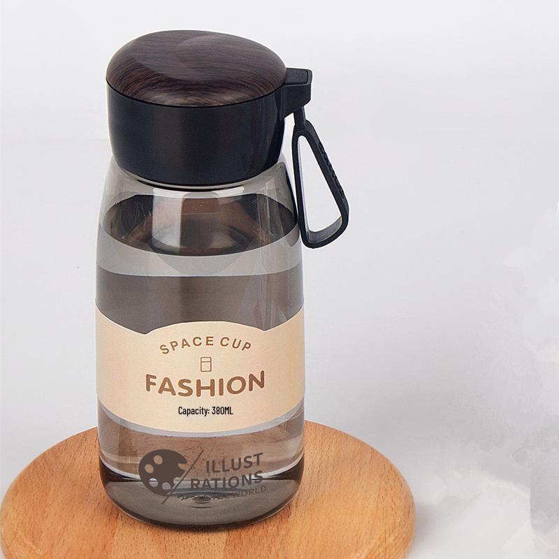 

Компактна та Міцна Пляшка для Води, Захищена від Протікання, для Літа – Висока Якість, Стійка до Температур, Ідеальна для Студентів та на Подарунок. 380ml