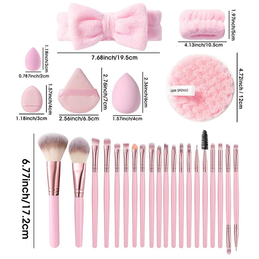 Makeup Multifunctional Makeup Tool Cosmetic Contour for Daily Eye Face Makeup Brushes and Tools 40-Piece Kit, Set, Tools, Applicators, Women, Travel,
