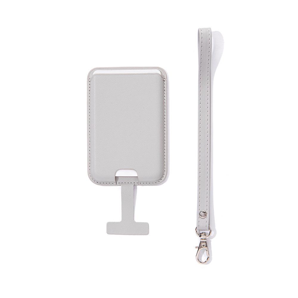 MagSafe Magnetic PU Leather Card Holder Lanyard for iPhone 6
