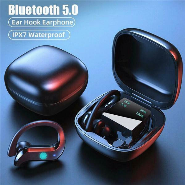 

TWS Bluetooth 5.0 Беспроводные наушники костной проводимости 9D HiFi стерео спортивная гарнитура с микрофоном