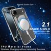 IMAK For iPhone 17 Air Case Compatible with MagSafe Shockproof PC TPU Clear Phone Cover