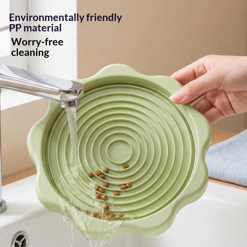 1PC Bird Slow Feeder Mat Anti-Spill Foraging Tray Easy Clean for Cockatiel Parakeet Budgie Small Bird Cage Accessory