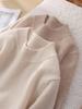 Autumn/Winter Boys' Cashmere Half-High Collar Pullover Sweater - Korean Style Knitwear for Children