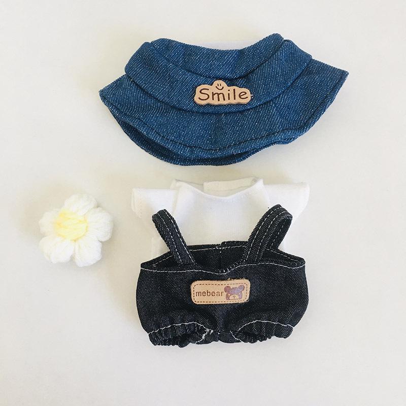 בגדי בובת קטיפה ויניל חמודה 17 ס"מ קופסה עיוורת - תליון LaBuBu שמלת אביזרים