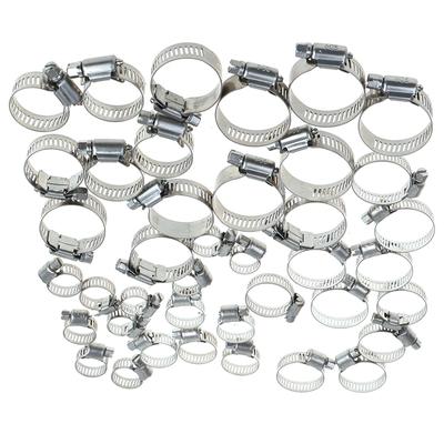 18mm-25mm ADJUSTABLE HOSE CLAMPS Jubilee Type Pipe Tube Clips CHOOSE QUANTITY