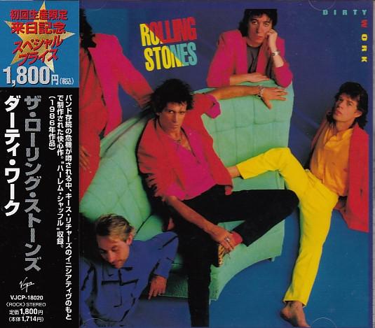 

CD ROLLING STONES - Dirty Work VJCP18020 Rolling Stones 1998 Японія ОбіРок Б/в