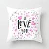 Valentine's Day Digital Printed Car Pillow Cushion Cover Core-Free Home Soft Decoration