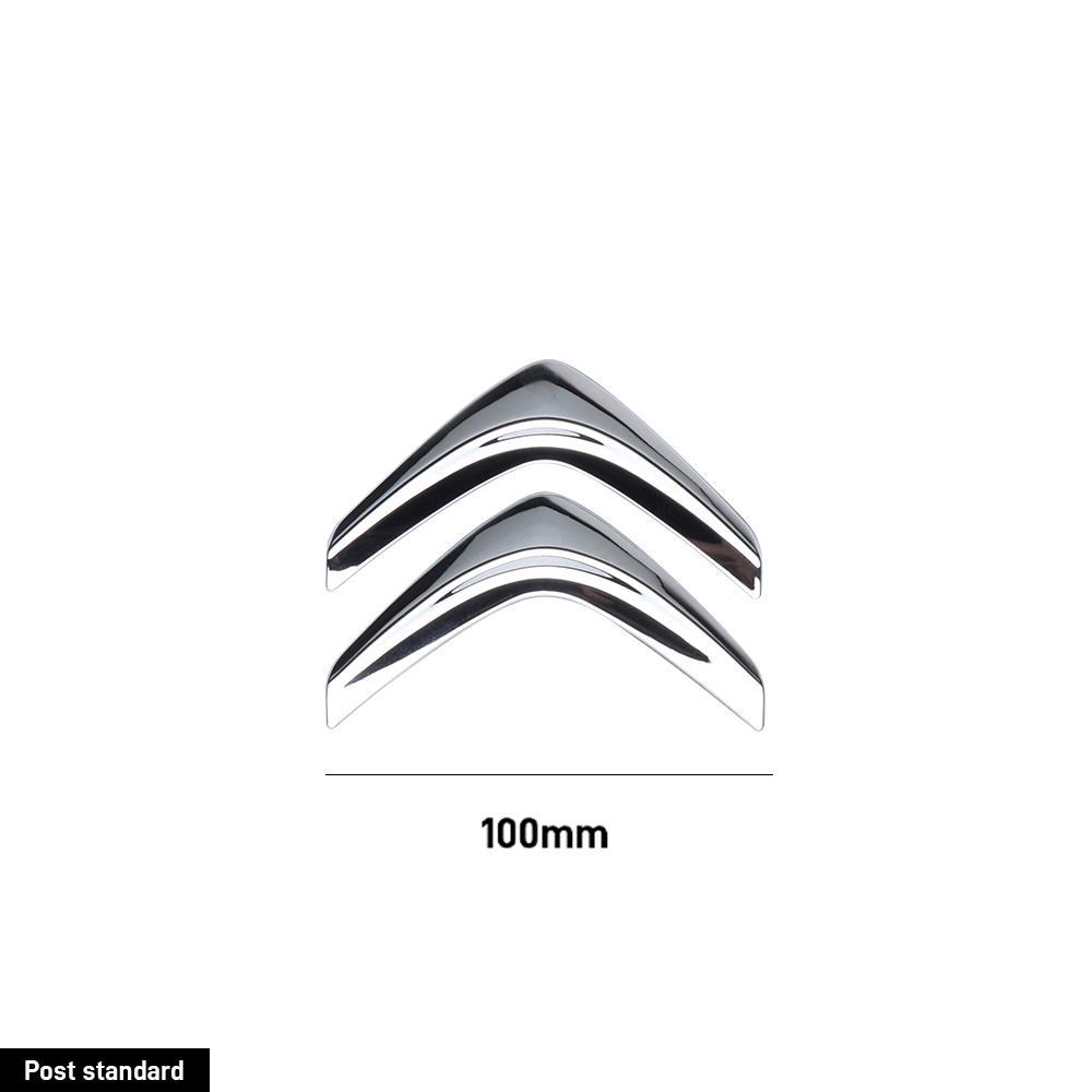 100/115mm Auto Motorhaube Frontgrill Heckklappe Emblem Abzeichen Aufkleber Zubehör für Citroen C4 Berlingo C3 Aircross C5 Aircross C5X C4L VTS
