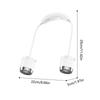 360° Bendable Neck Electric Fan USB Rechargeable Around Neck Cooler Hanging Neck  Fan  Lazy People