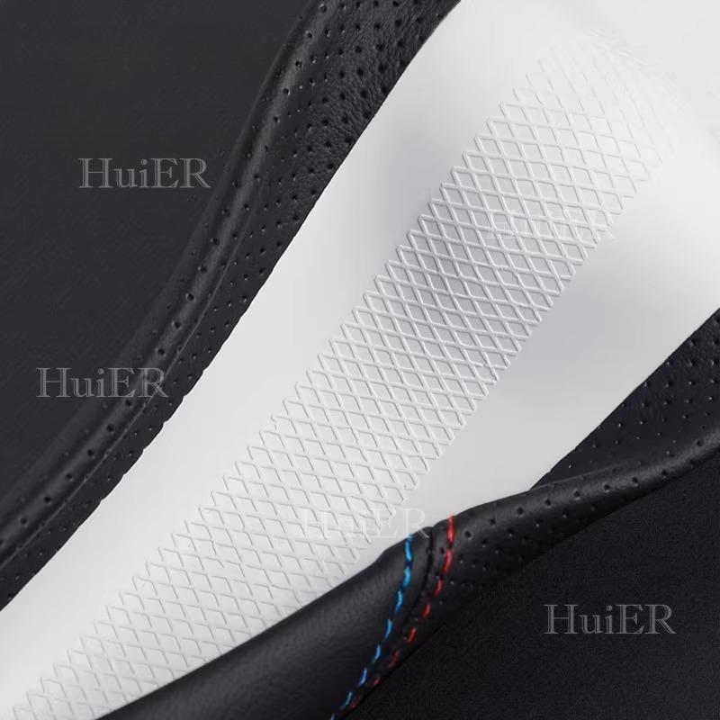 For VW Volkswagen T-Cross D Type Steering Wheel Ultra Thin Leather Steering Protector Anti Scratch Non-slip Auto Accessories