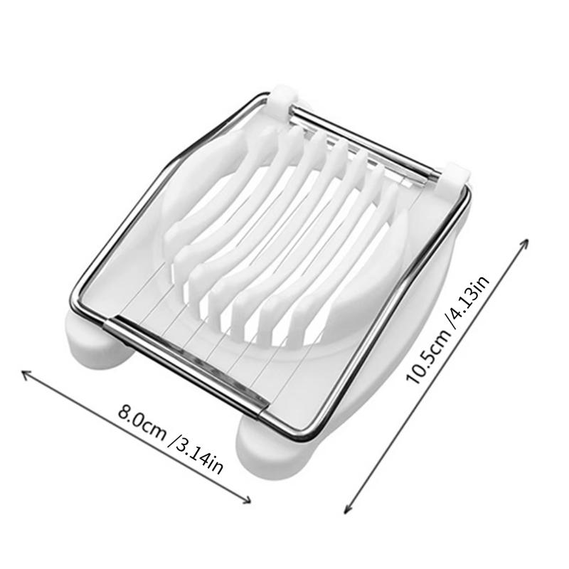 1Pcs Household Stainless Steel Egg Slicer And Divider Single-Use Century Egg Slicer Multifunctional Egg Cutting Tool