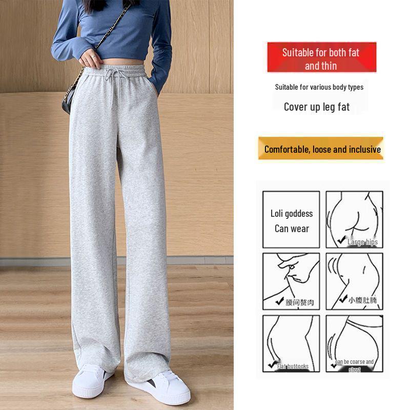 Dámské černé kalhoty s vysokým pasem a širokými nohavicemi, zeštíhlující, ležérní, na jaro a podzim 2025