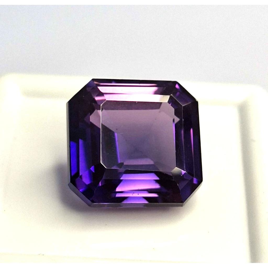 Asscher Cut Natural Purple Pink Color Tanzanite 12-14 Ct Stunning Gemstone