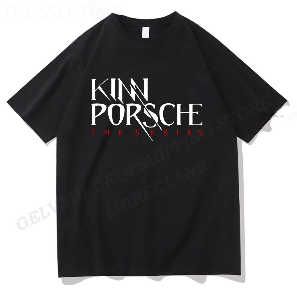 

Kinnporsche The Series T shirt Unisex Women Fashion T-shirts Cotton Tshirt Kinnporsche Letter Print Tops Kids Hip Hop Tops Tees New