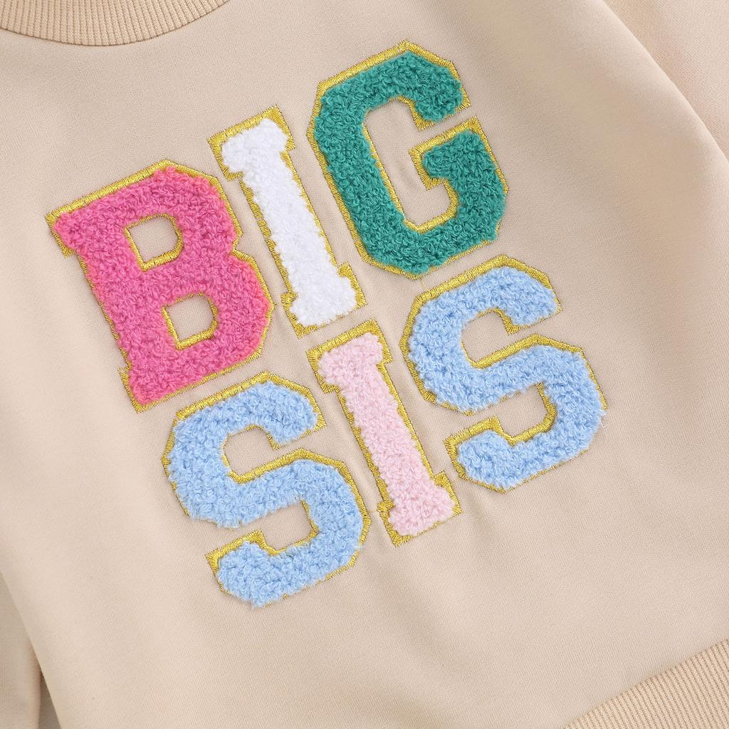 Autumn Sweatshirts for Girls Toddler Long Sleeve Crewneck Letter Print Pullover Tops
