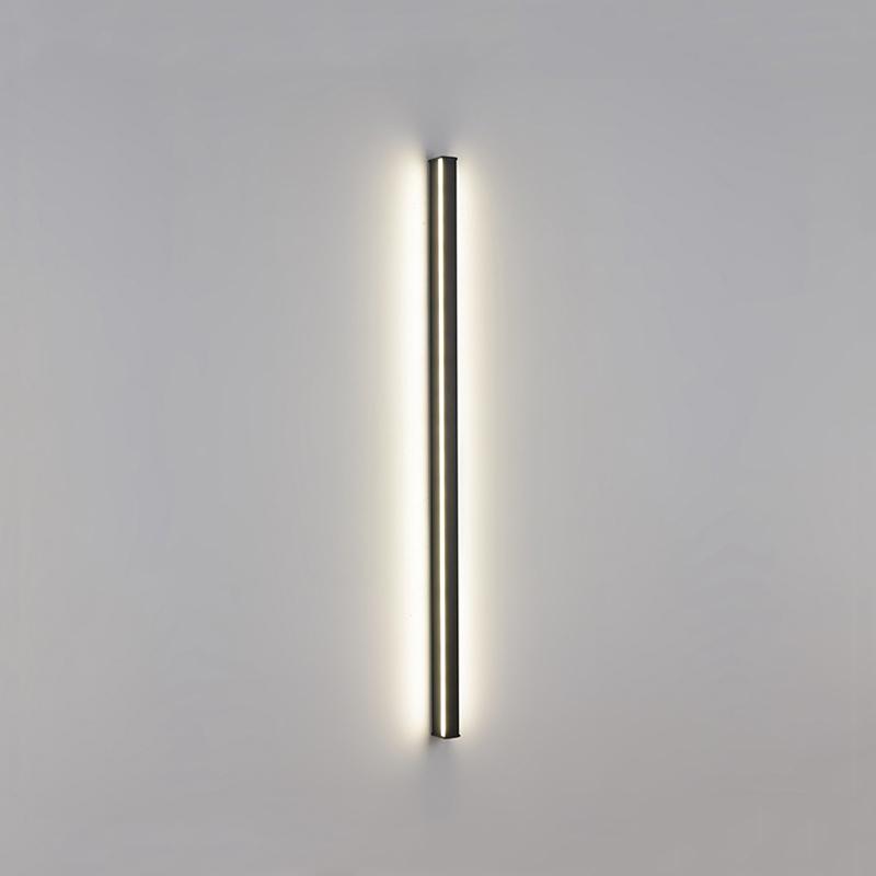 Nordic Long Strip Study Bedside LED Wall Lamp Without Main Lamp Living Room TV Background Wall Grille Lamp Creative Aisle Light