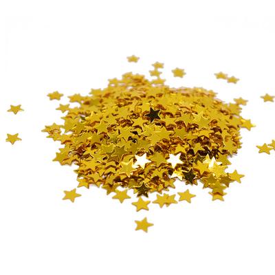15g 6/10mm Glänzendes Gold Stern Konfetti Geburtstagsparty Hochzeit Tischdekoration Acryl Konfetti Streusel Weihnachten DIY Dekoration