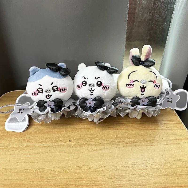 Fashnics Girls Dark New Chiikawa Magic Plush Doll Pendant Gift Cute Usagi Hachiware Pendant Plush Toy Doll Bag Pendant Child Gift