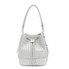 Vita Felice Mesh Drawstring Bag for Women [VITAFELICE] 2-way Sib-20095p (Silver)