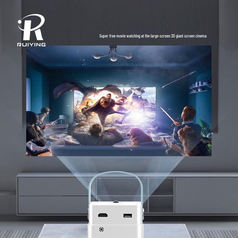 

2026 Cross HD V1 Projector for Home Theater & Living Room Multimedia--6710W Configuration білий/синій