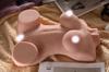 Large TPE Love Doll with 2 Huge and Incredibly Realistic Super Soft Breasts and and Realistic Blood 7kg Onahole, Half-Body Holes, Breasts, Vagina,