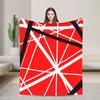 Van Halen White And Black Warm Cozy Blanket For Home Decor  Fashion Throw Blanket Winter Travel Office Flannel Bedspread
