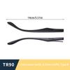 1 Pair Eyeglasses Temple Arm Single Tooth Double Tooth Tr90 Eyeglasses Replacement Leg Repair Eyewear Accessories