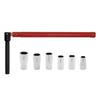 Socket Wrench Set for Bathroom Sink Faucet Valve Installation and Removal with 6 Sleeve Sizes and Anti Slip Handle