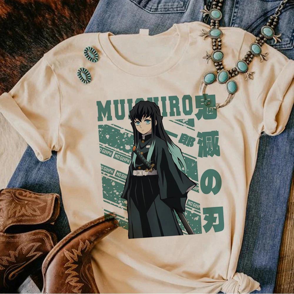 Muichiro Tokito t shirt women manga summer anime tshirt girl comic anime clothing