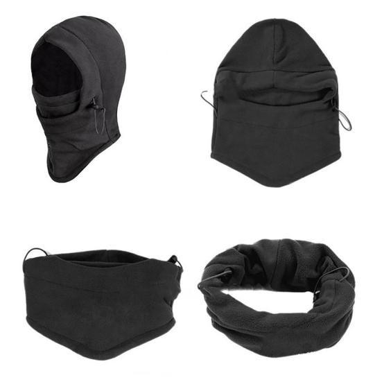 Unisex Winter Riding Hat Hooded Hat Thick Mask Balaclavas Outdoor Bike Warm Cap