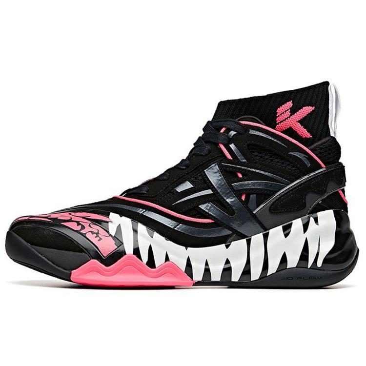 

Новые MARVEL x Anta Destruction-Venom KT6 KT Амортизирующие Противоскользящие и Износостойкие Высокие Баскетбольные Кроссовки Черно-Розовые 112041102-6 39