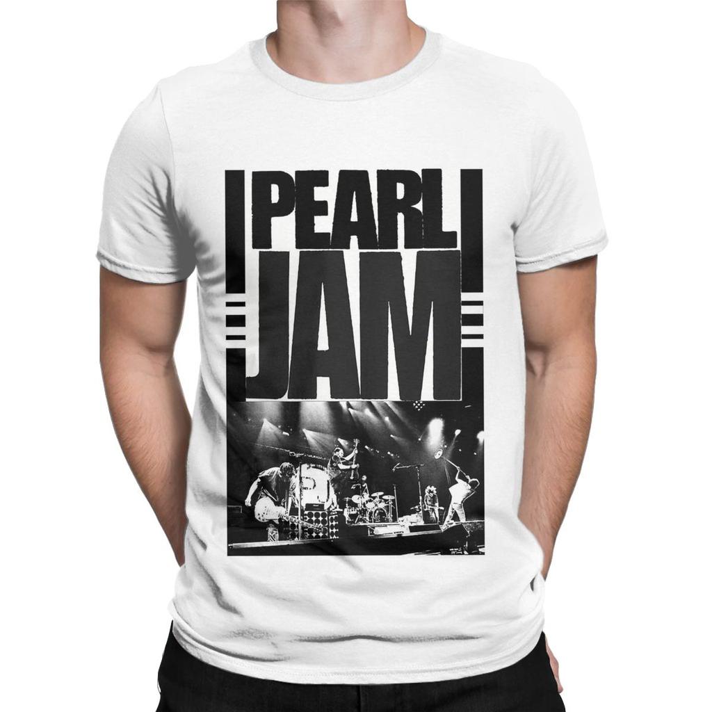 Pánská trička Pearl Jam Bavlněná trička Novinka Krátký rukáv Kulatý výstřih Grafická trička