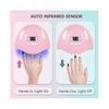 Uv Gel Nail Lamp 54w Uv Led Professional Automatic Nail Dryer Fast Drying 3 Timers Lcd Display For Semi Permanent Gel Polish Gel Nail Machine For All