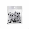 50 Pieces Replacement Nail Brush Head Detachable with Flat Bristles Translucent