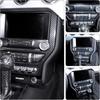 RT-TCZ Carbon Fiber Center Console Multimedia Panel Decoration Trim Sticker Accessories for Ford Mustang 2015 2016 2017 2018 2019 2020 2021 2022