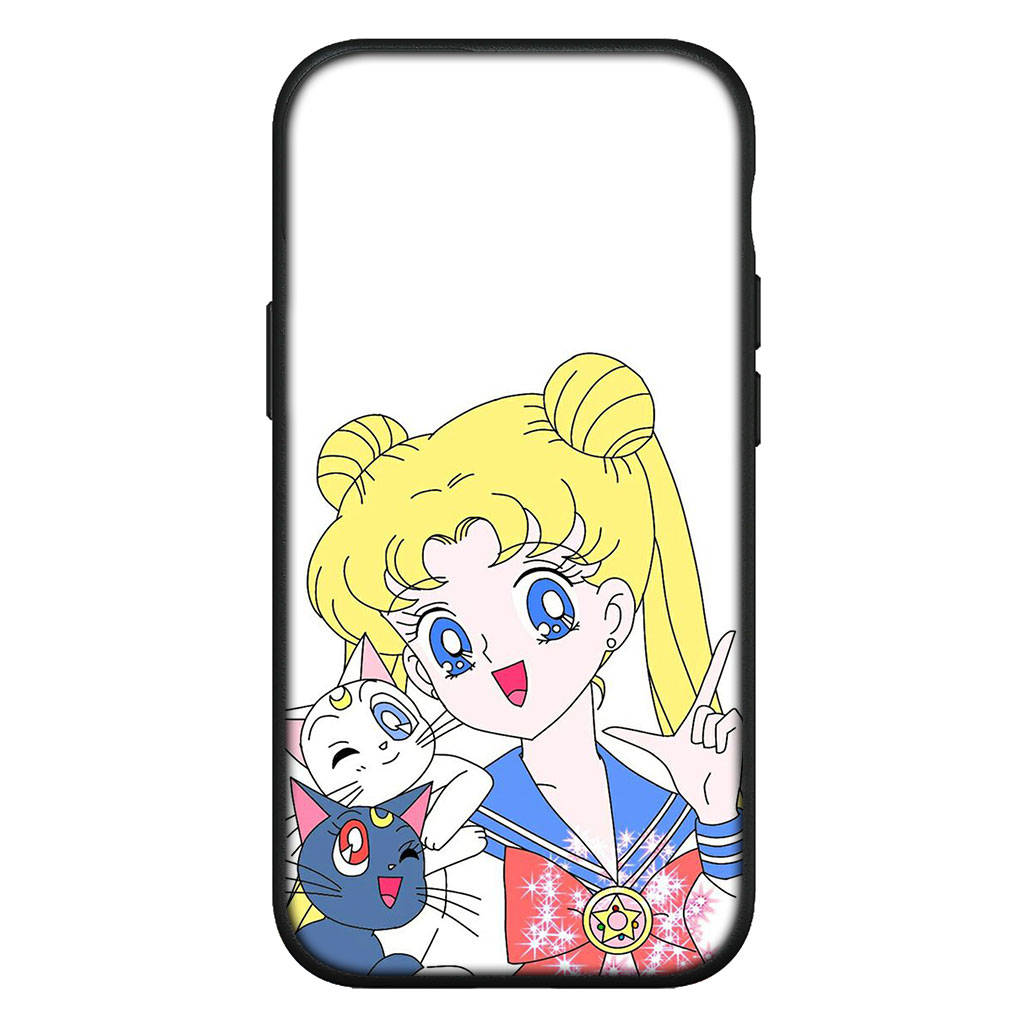 Cover for iPhone 16 15 Xiaomi Redmi Note 14 13 12 11 Pro Max X 8 9 16e Samsung Galaxy S25 S24 S23 Moto G85 OPPO Huawei Sailor Comics Moon Phone Case