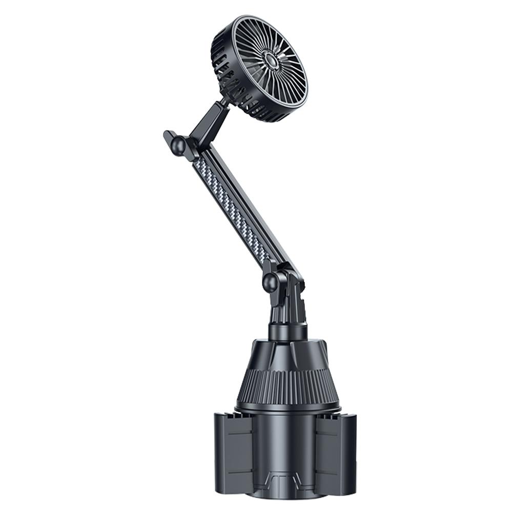 USB Car Cup Holder Fan 3 Speeds Auto Water Cup Holder Fan Adjustable Portable Car Cooling Fan Auto Interior Accessories