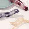New Acrylic Matte Duckbill Hair Claws Barrettes Bow Solid Color Hair Clips Hair Accessories For Women Hairpin Ponytail Headwear