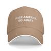 Make America Go Away MAGA Adjustable Hat Summer Sunscreen Baseball Caps Unisex's Women's  Hip Hop Baseball Cap Casual Outdoor Hats