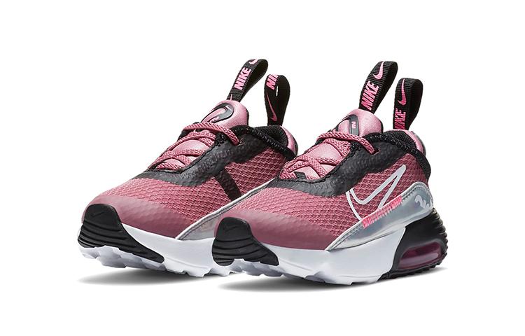 Sneakers Nike Air Max 2090 Fashion Breathable Low top Running Shoes Black Pink Infant And Toddler