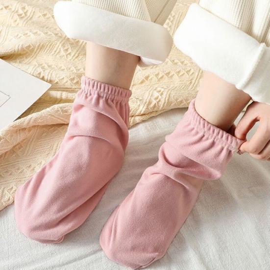 Sleep Socks Men Women Warm Home Socks Loose Fit Breathable Winter Socks with Elastic Cuffs for Bed Lounge Living Room